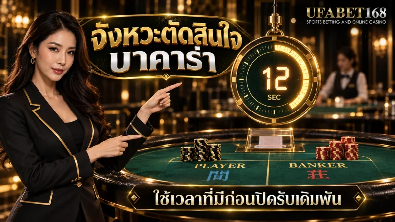 จังหวะตัดสินใจบาคาร่า